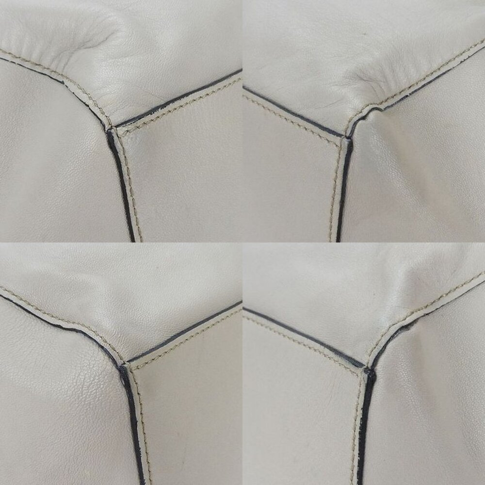 Celine Handbag Marine fts.08 gc Leather Light Grey Small Boston - Picture 7 of 9